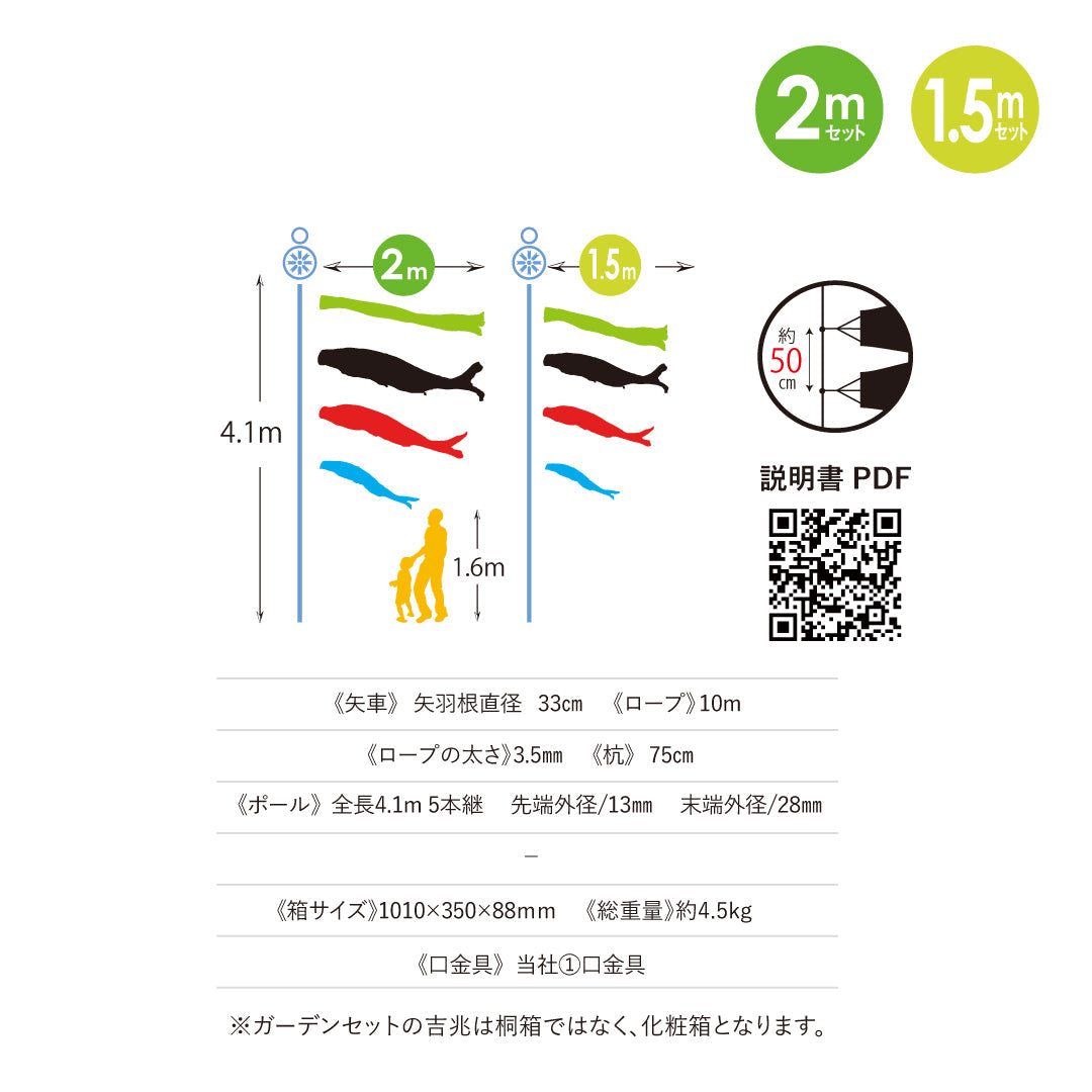献上手染友禅之鯉【京錦】6点ガーデンセット