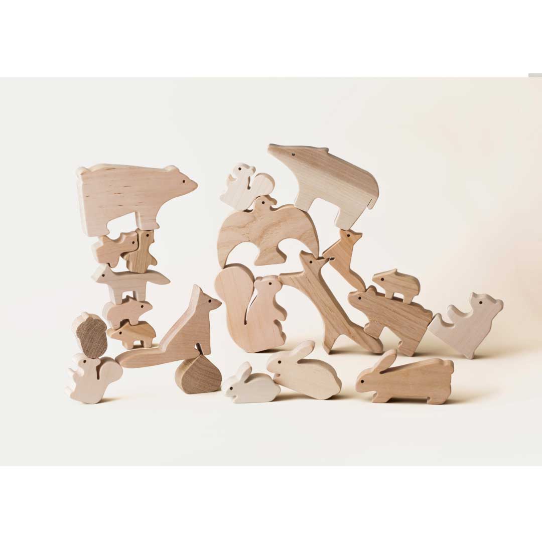 Blocs d'animaux de la forêt Oak Village