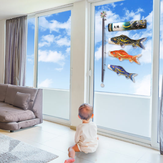 空に泳ぐ 室内飾り鯉のぼり 豪