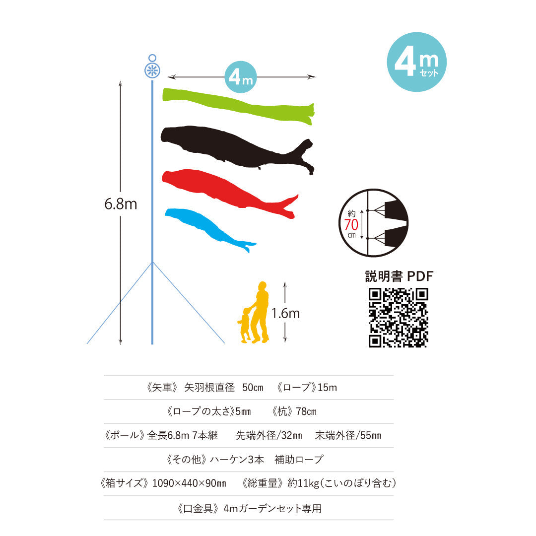 【友禅鯉】6点 ガーデンセット