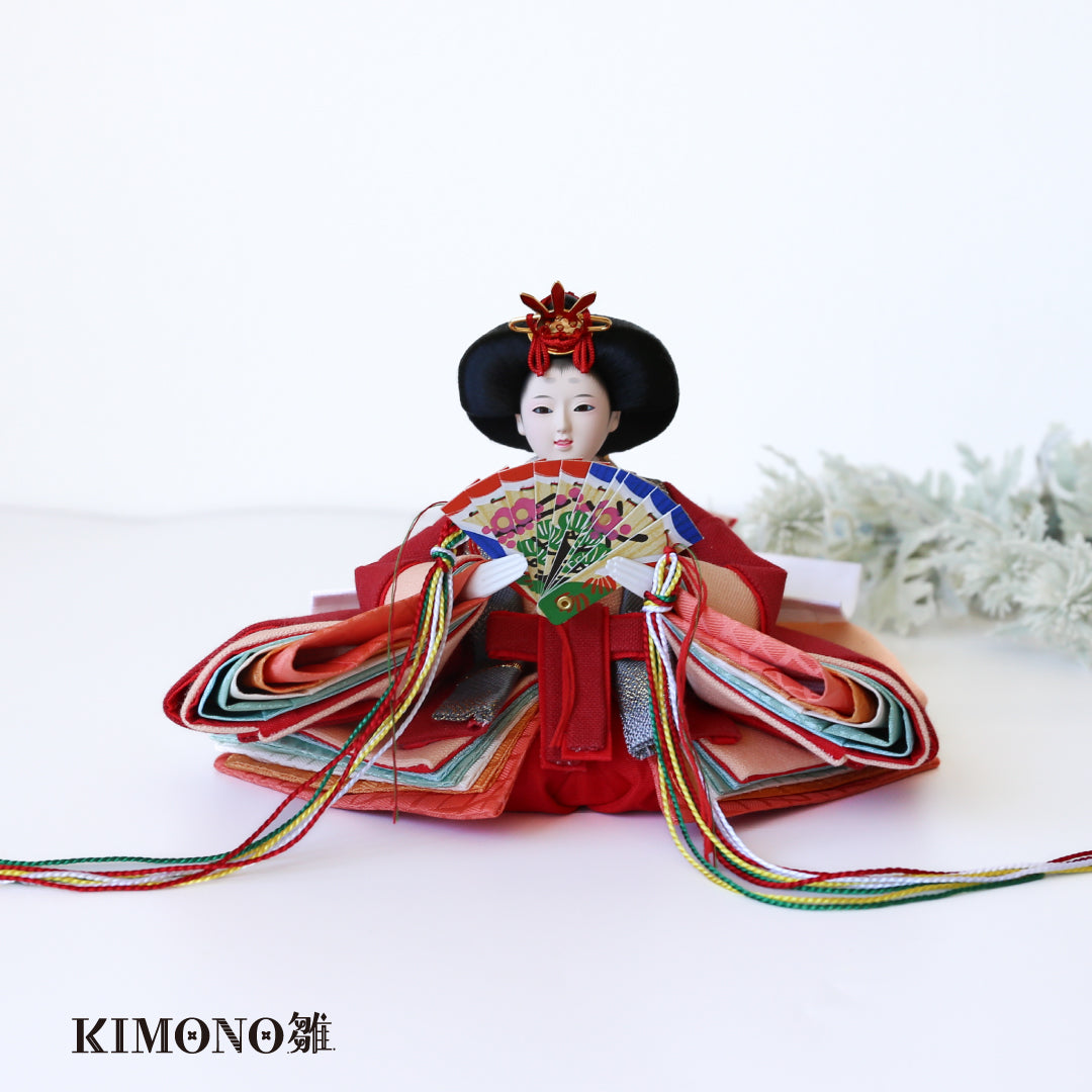 KIMONO Hina 4. Poupées décoratives en toile Prince et Princesse Smokey Grace