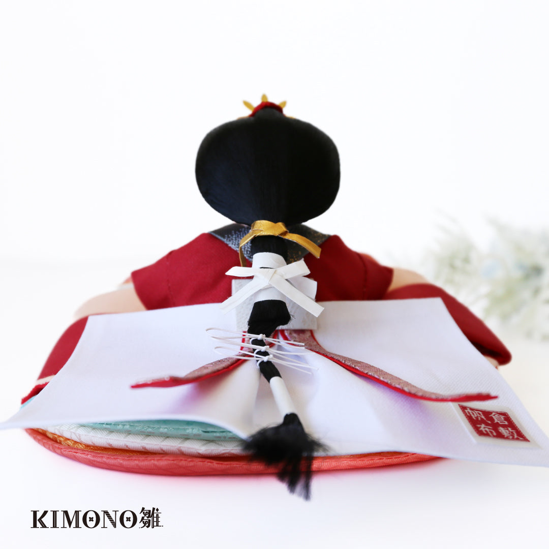 KIMONO Hina 4. Poupées décoratives en toile Prince et Princesse Smokey Grace