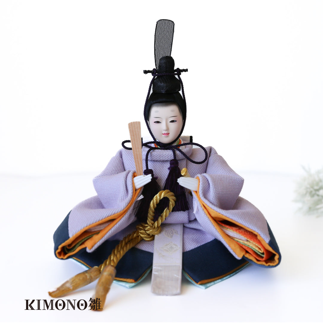 KIMONO Hina 4. Poupées décoratives en toile Prince et Princesse Smokey Grace