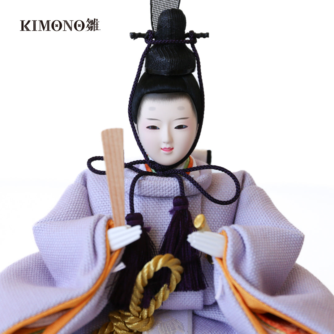 KIMONO Hina 4. Poupées décoratives en toile Prince et Princesse Smokey Grace