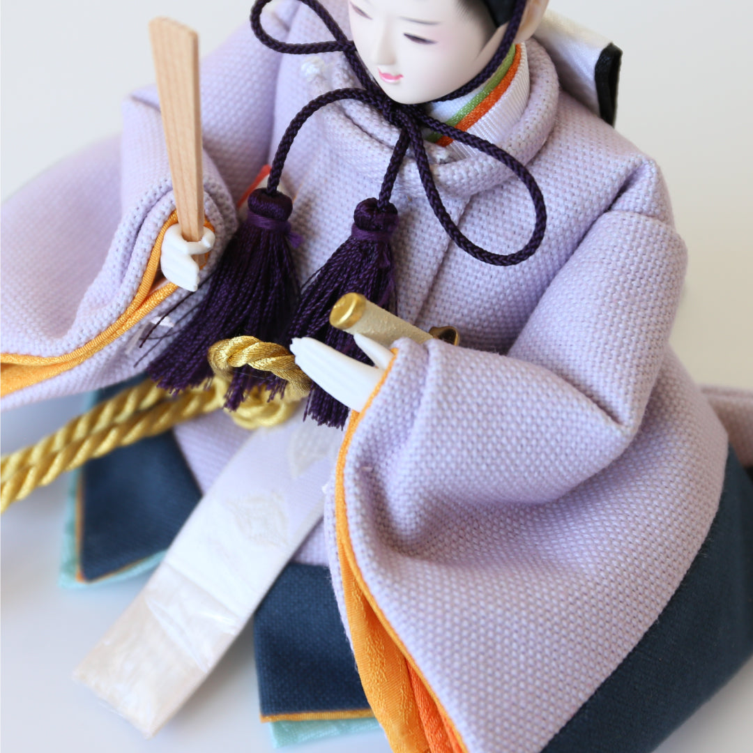 KIMONO Hina 4. Poupées décoratives en toile Prince et Princesse Smokey Grace