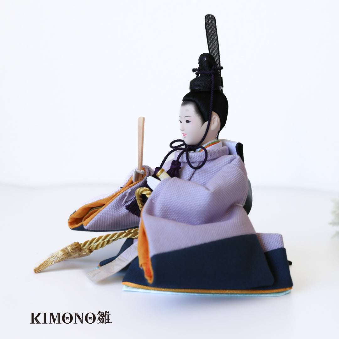 KIMONO Hina 4. Poupées décoratives en toile Prince et Princesse Smokey Grace