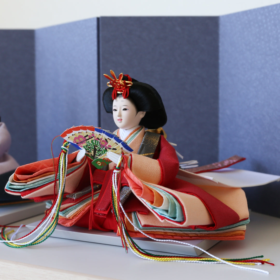 KIMONO Hina 4. Poupées décoratives en toile Prince et Princesse Smokey Grace