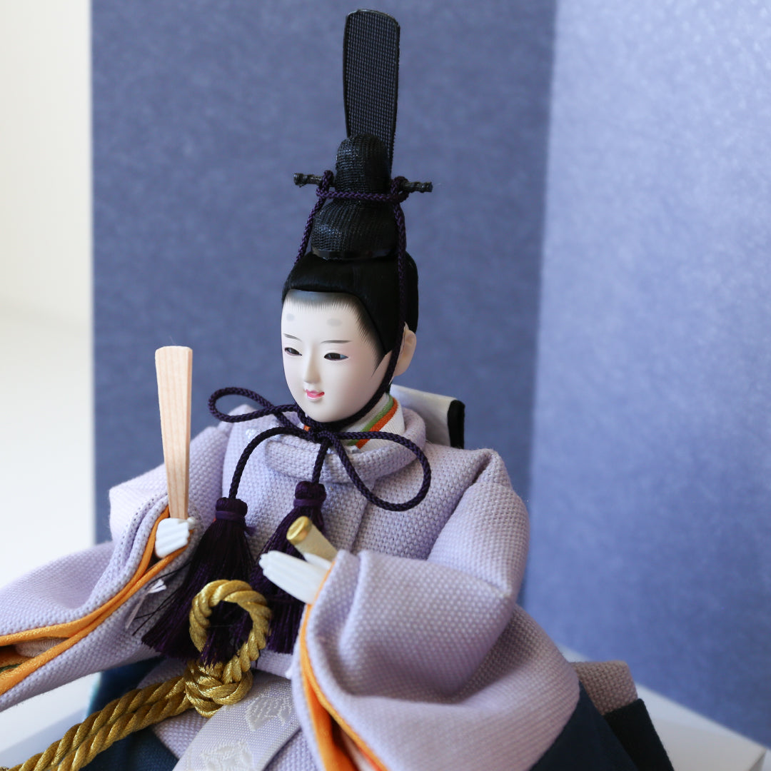 KIMONO Hina 4. Poupées décoratives en toile Prince et Princesse Smokey Grace