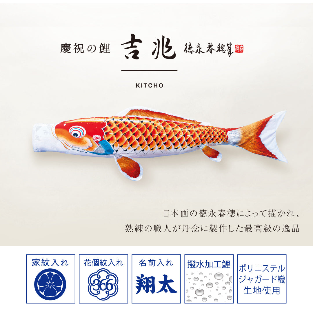 慶祝の鯉【吉兆】大型6点セット
