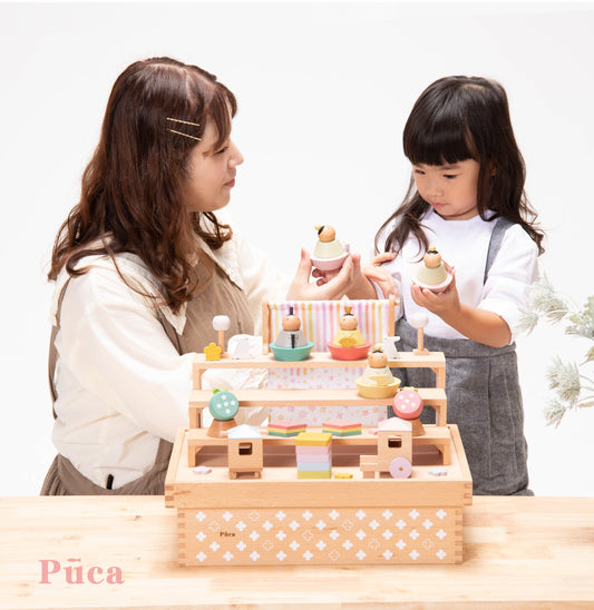 【Puca】プーカのひなにんぎょう 花箱 HINANINGYO HANAHAKO