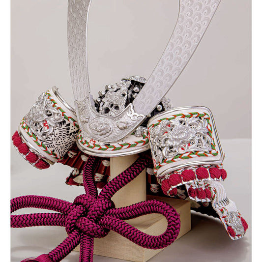 平安武久 作 8号 白中紫縅(しろなかむらさきおどし)