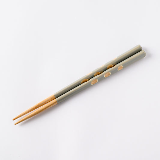 もぐもぐごっくん箸(グレー) |3歳~5歳16.5cm ◇持ち方をアシスト|子ども箸 食洗対応