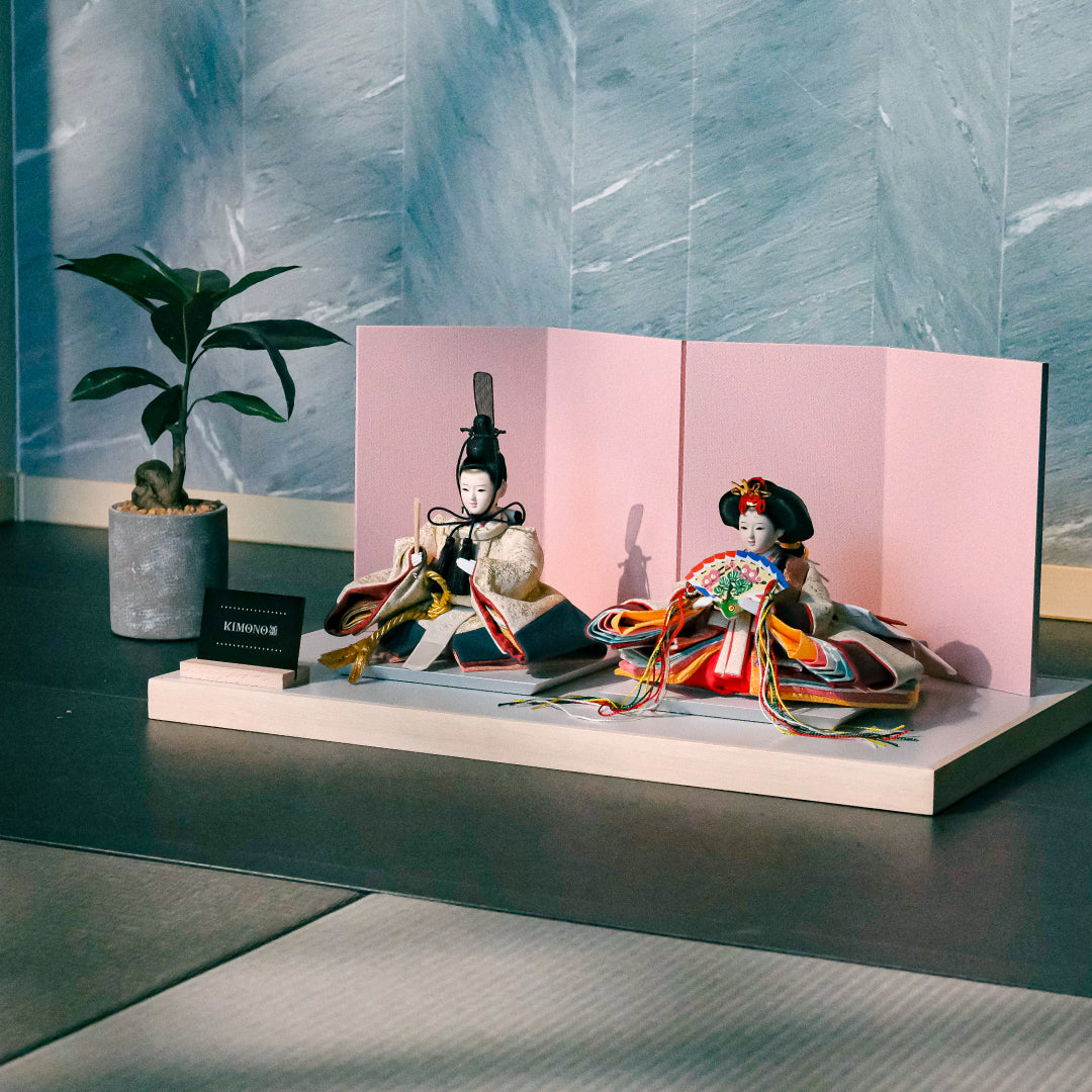 KIMONO Hina 5. Poupées en toile décoratives Prince et Princesse Candy Charm