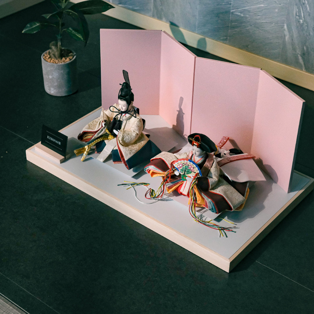 KIMONO Hina 5. Poupées en toile décoratives Prince et Princesse Candy Charm