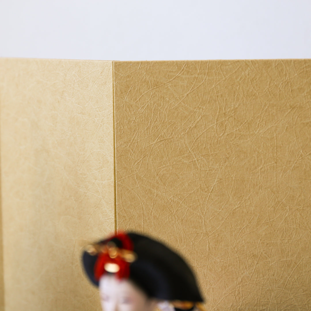 KIMONO Hina 1. Poupées décoratives en toile à rayures pop prince et princesse