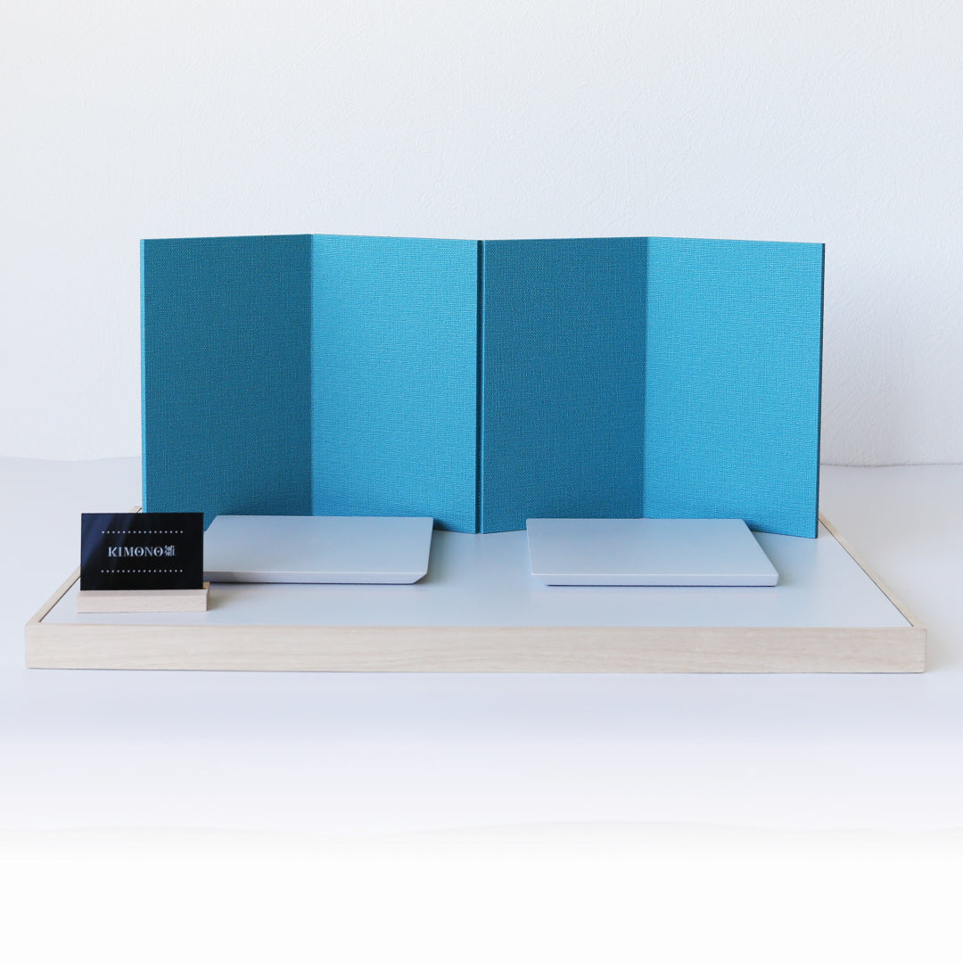 KIMONO Hina 2. Poupées en toile décoratives Prince et Princesse en matériaux vivants