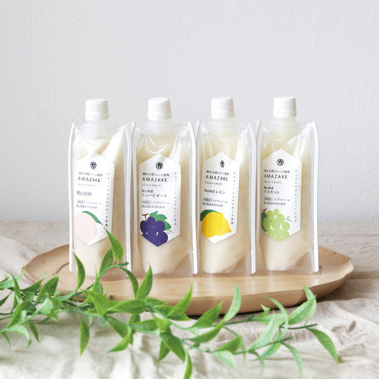Ensemble de 4 fruits Amazake Okayama
