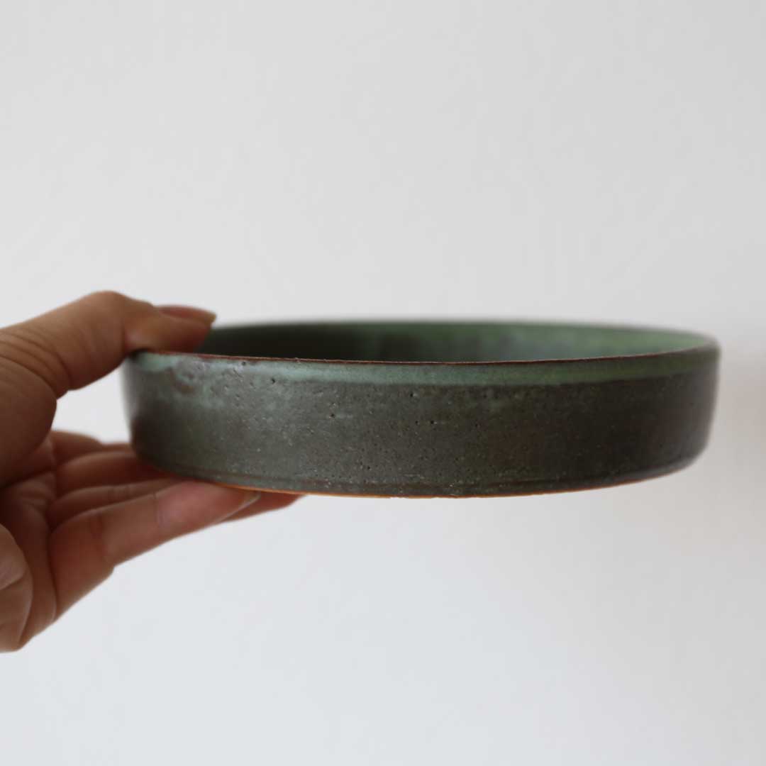 Ensemble de pots de pointe, vert gazon, four Bukyo, coffret cadeau