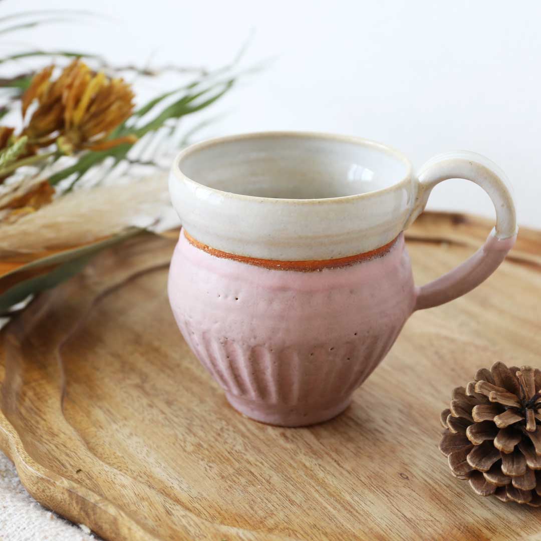 Mug, rose, Shinogi, Bukyo
