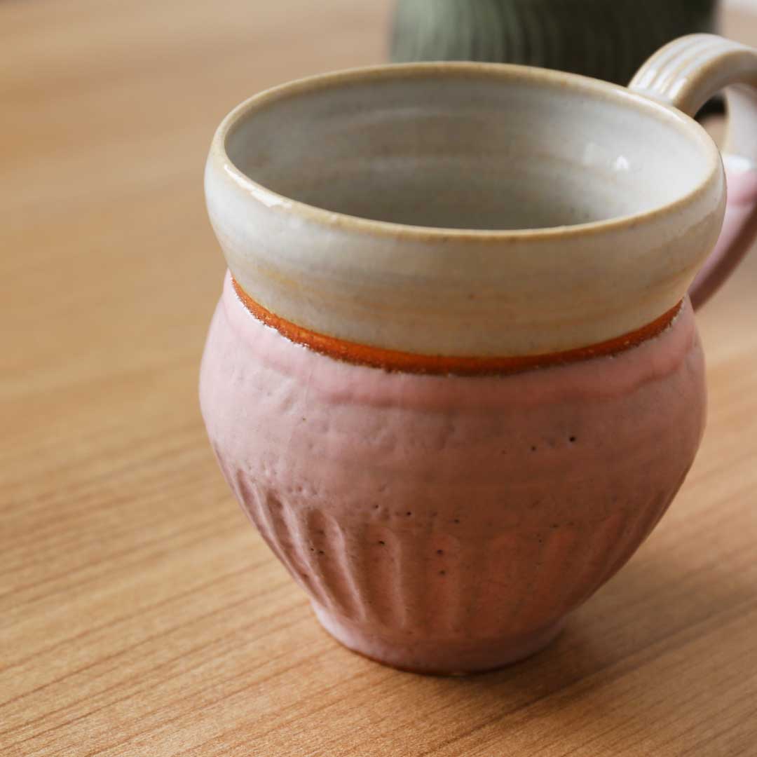 Mug, rose, Shinogi, Bukyo