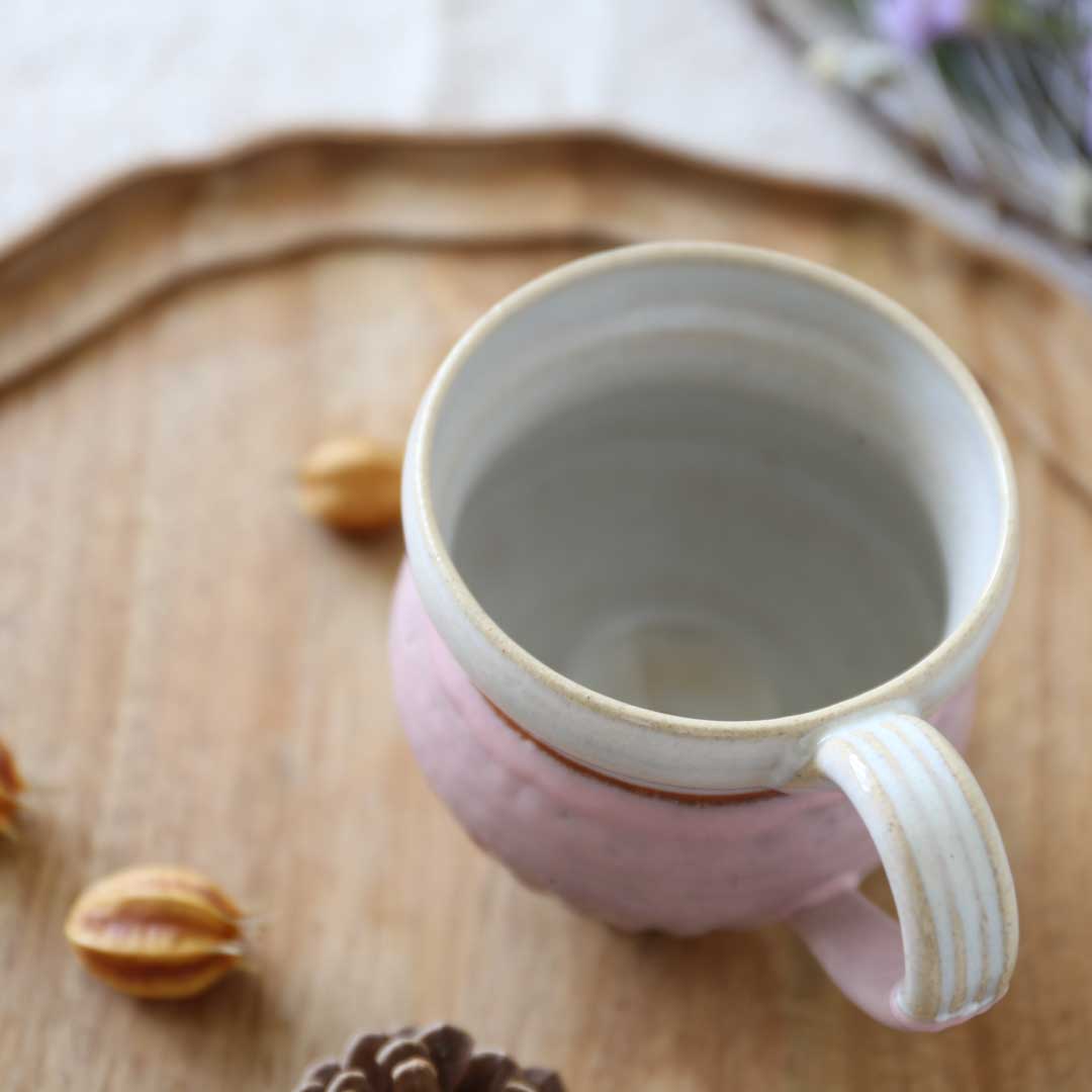 Mug, rose, Shinogi, Bukyo