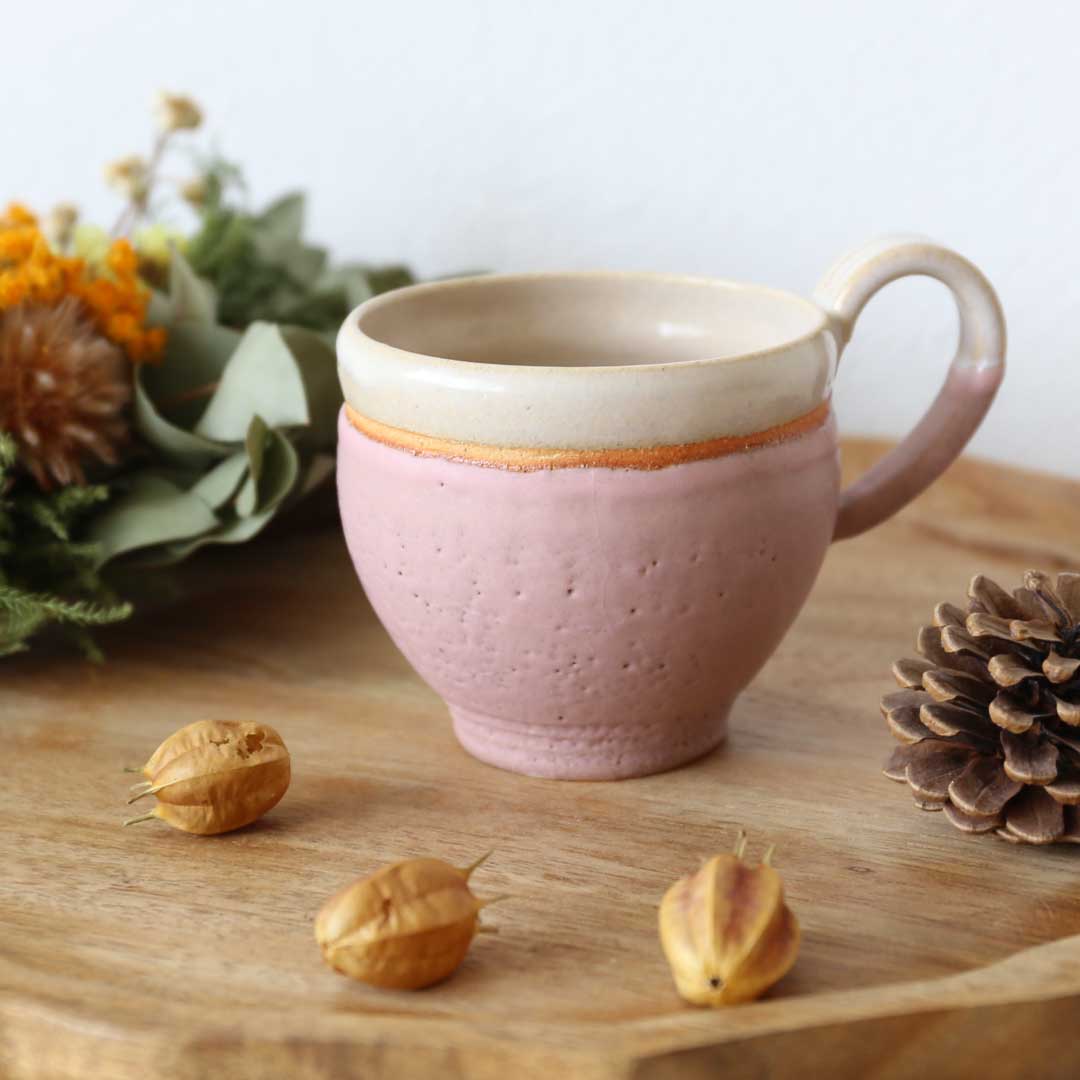 Mug rose de Bukyo
