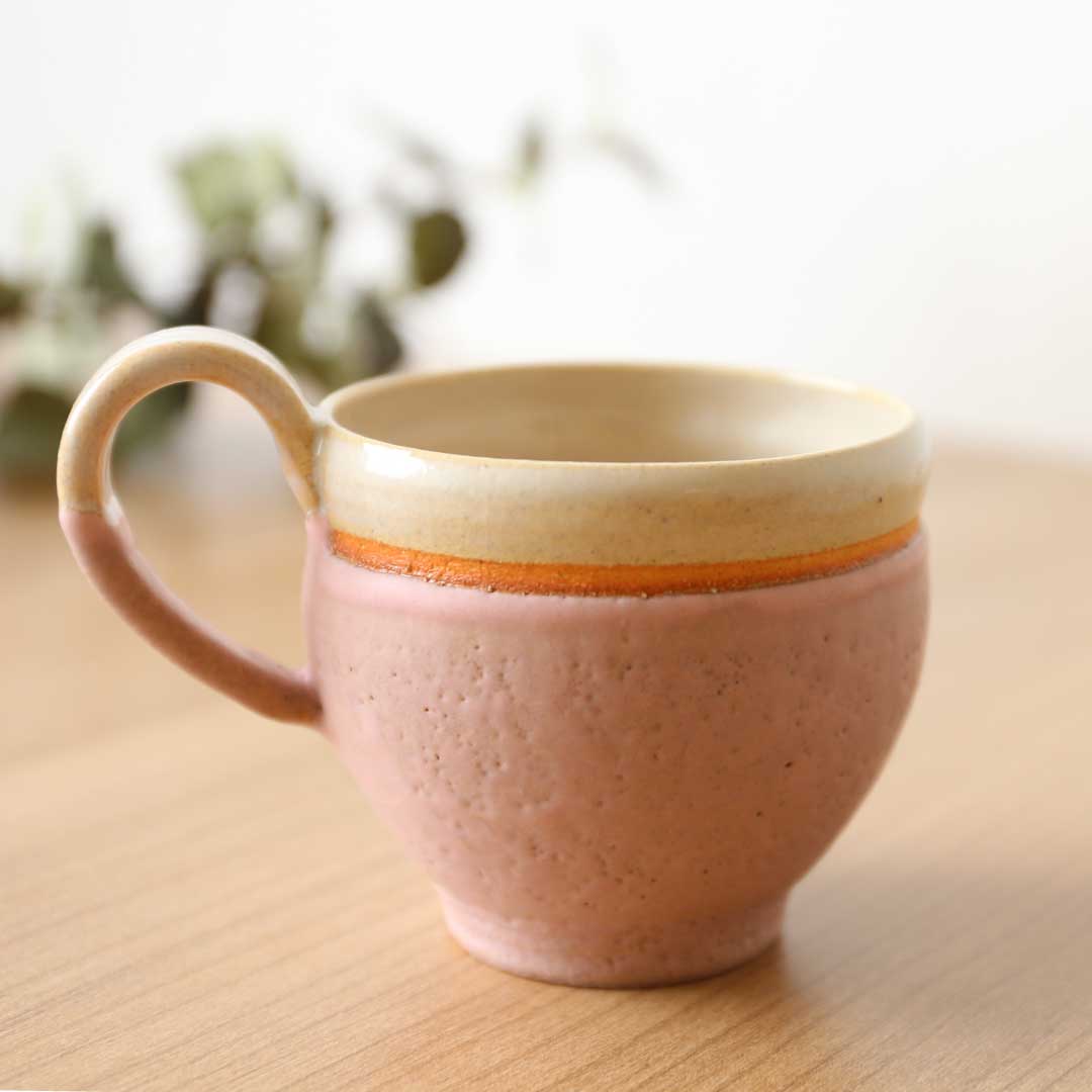 Mug rose de Bukyo