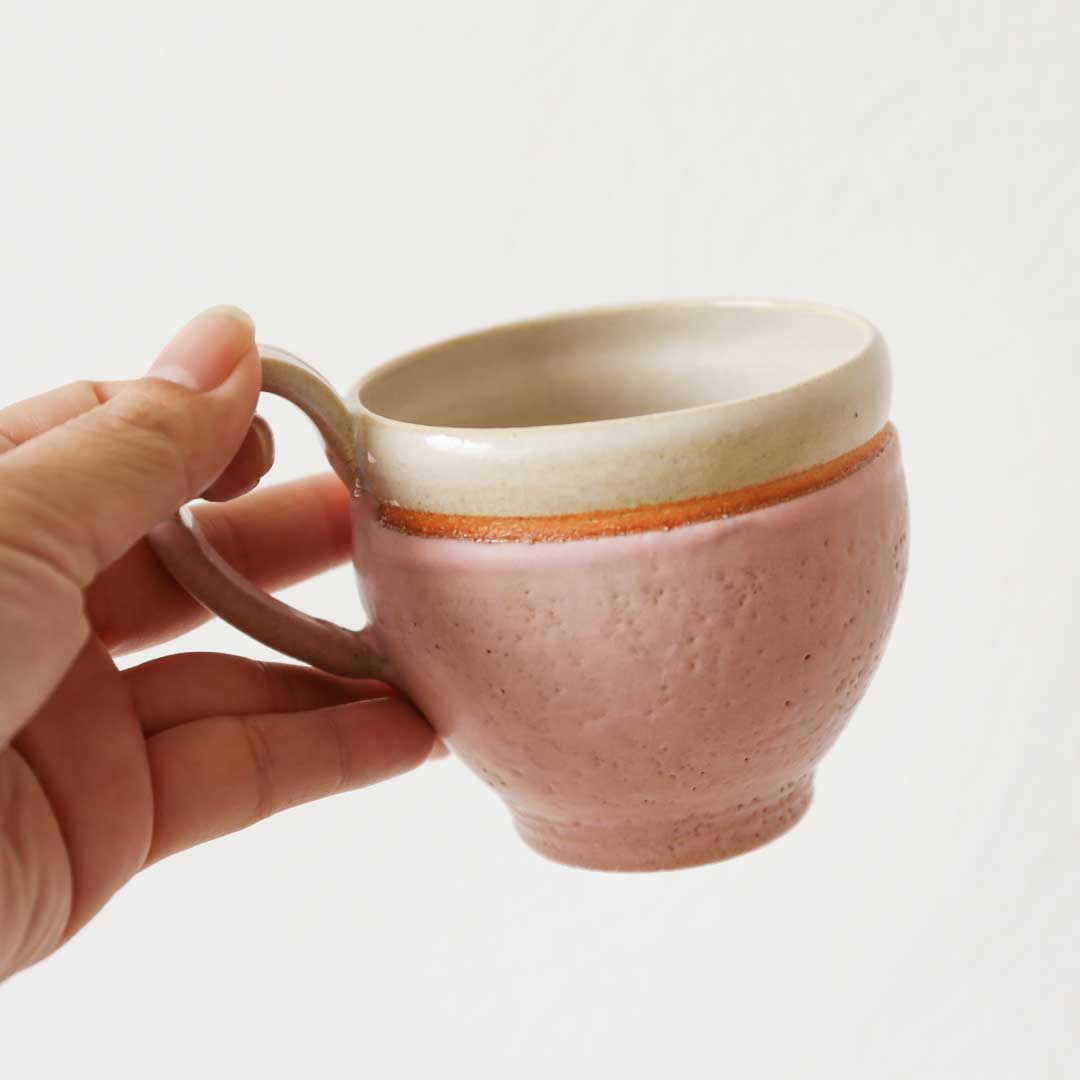 Mug rose de Bukyo