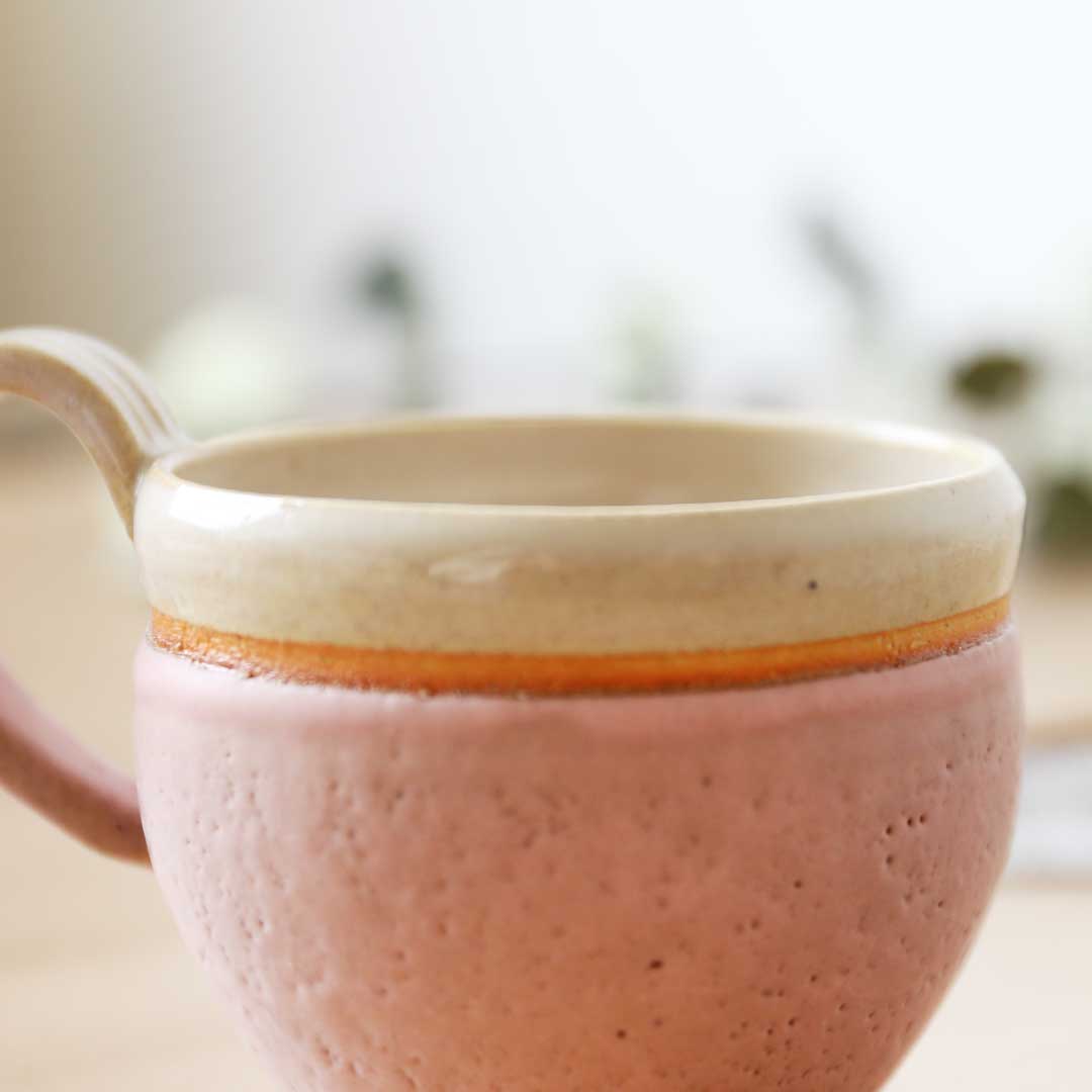 Mug rose de Bukyo