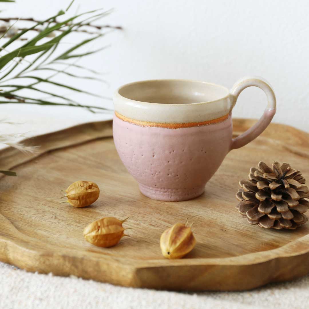 Mug rose de Bukyo