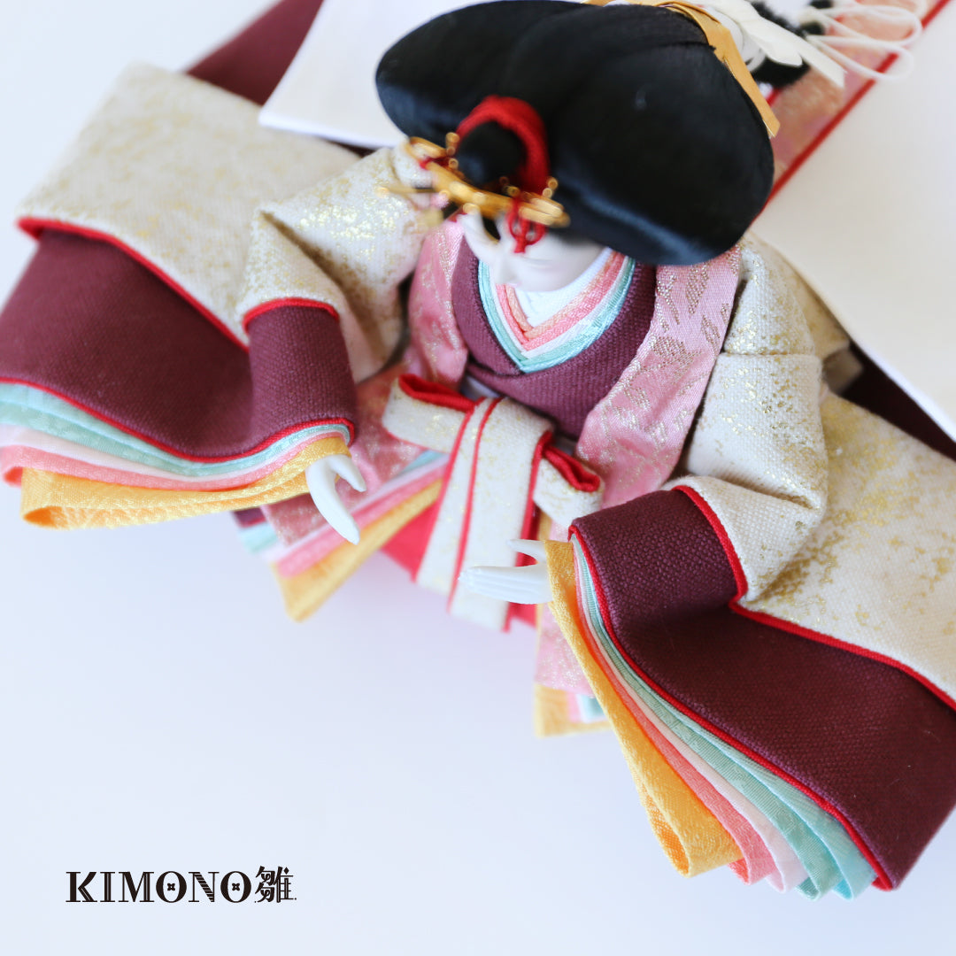 KIMONO Hina 5. Poupées en toile décoratives Prince et Princesse Candy Charm