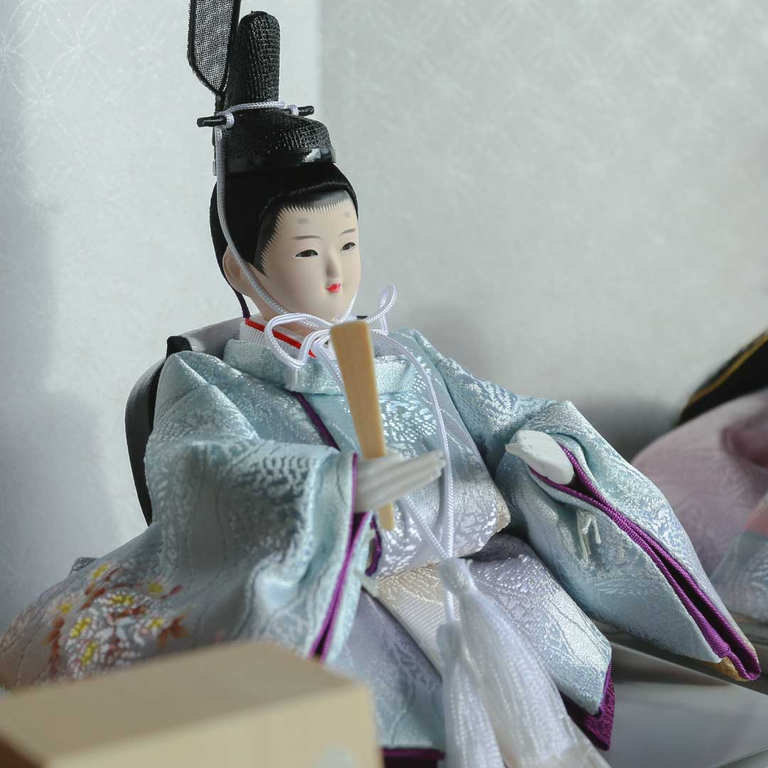 Couleurs saisonnières (hiver) - Tokiiro - Poupées impériales du prince et de la princesse Hina