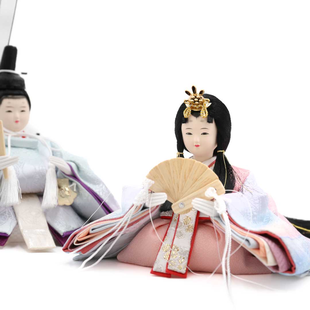 Couleurs saisonnières (hiver) - Tokiiro - Poupées impériales du prince et de la princesse Hina