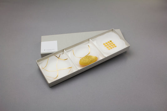 【toumei】箔 小まめ皿 3枚入り 益基樹脂