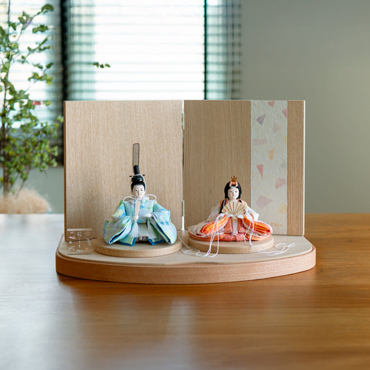 【Puca】花ころも 琥珀-こはく- 二曲屏風 プーカの衣装着【数量限定】