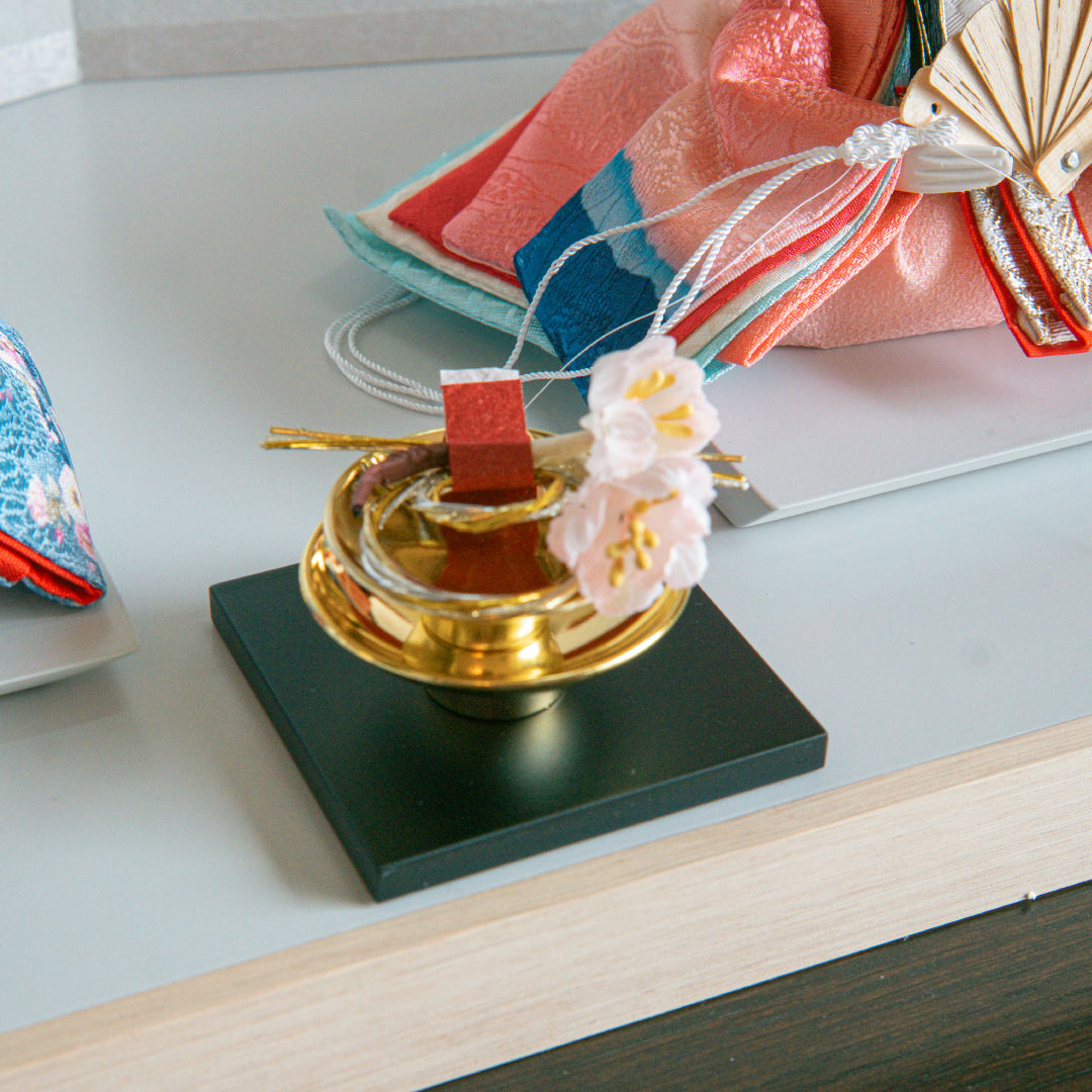 Couleur saisonnière Akebono (printemps) - Tokiiro - Décoration Prince et Princesse Poupée Hina