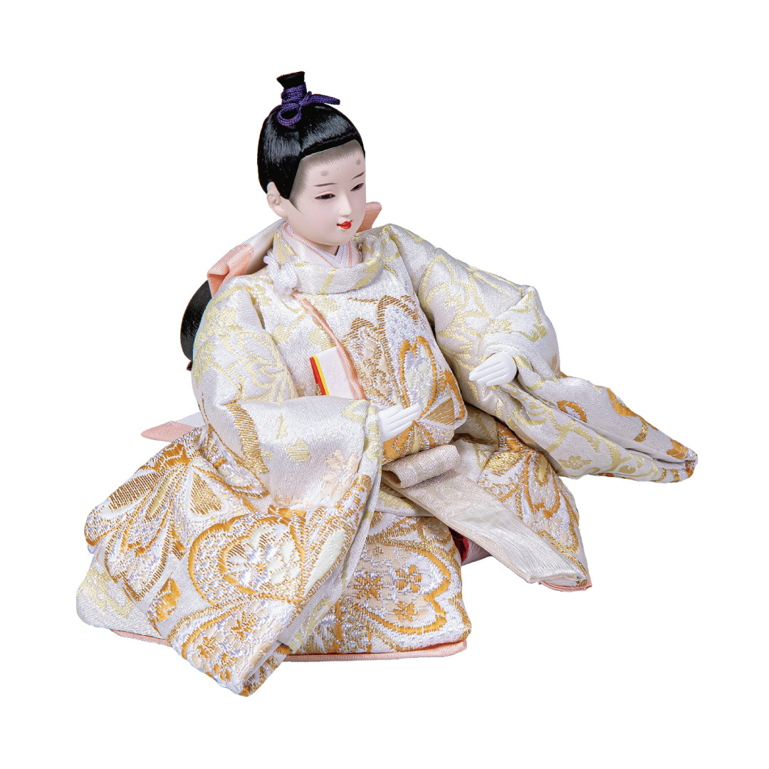 KIMONO Hina Dolls 1. Pop Stripe Prince and Princess Decoration Canvas Hina Dolls