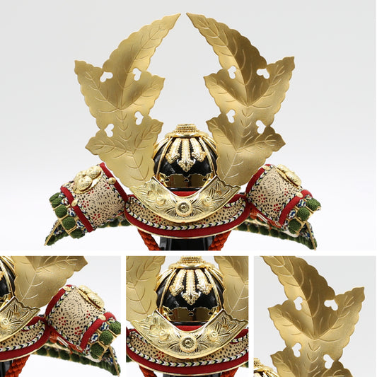 別所 実正 | 5号 梶の葉兜 平飾り