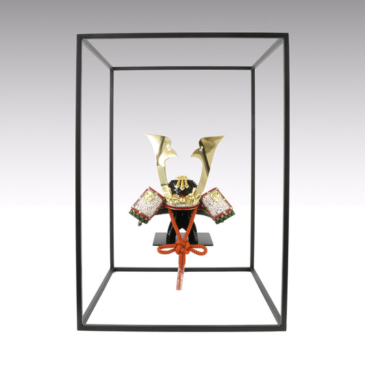 別所 実正 | 5号 柏葉兜 オリジナルスチールフレーム台