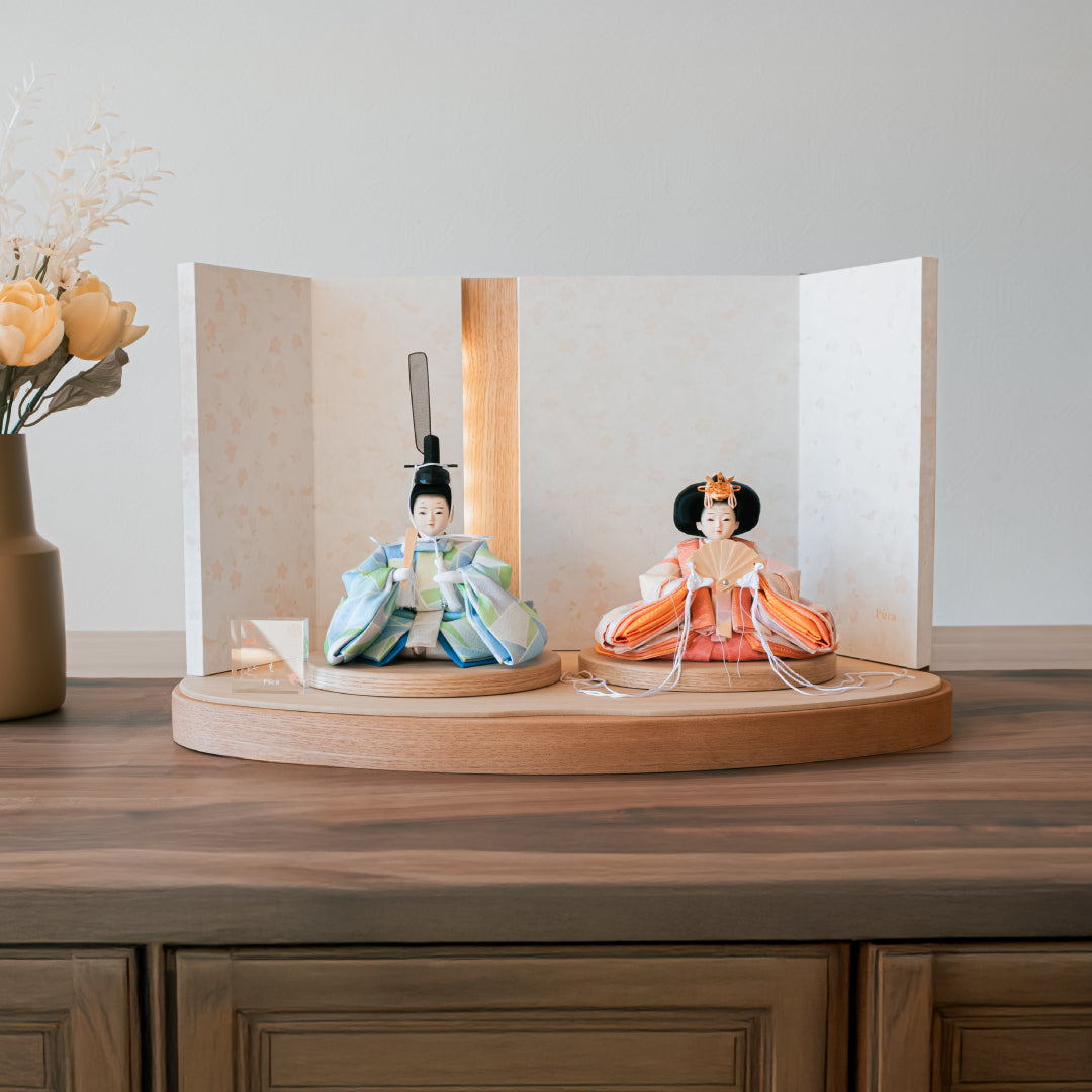 【Puca】花ころも 琥珀-こはく- 三曲屏風 プーカの衣装着【数量限定】