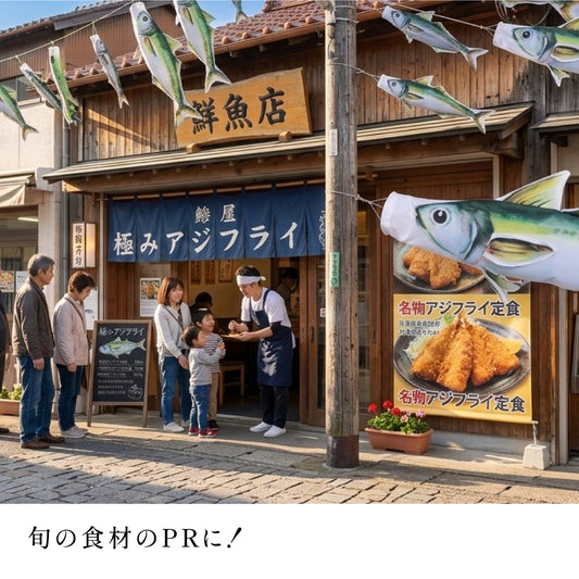 2m マアジのぼり のぼり水族館