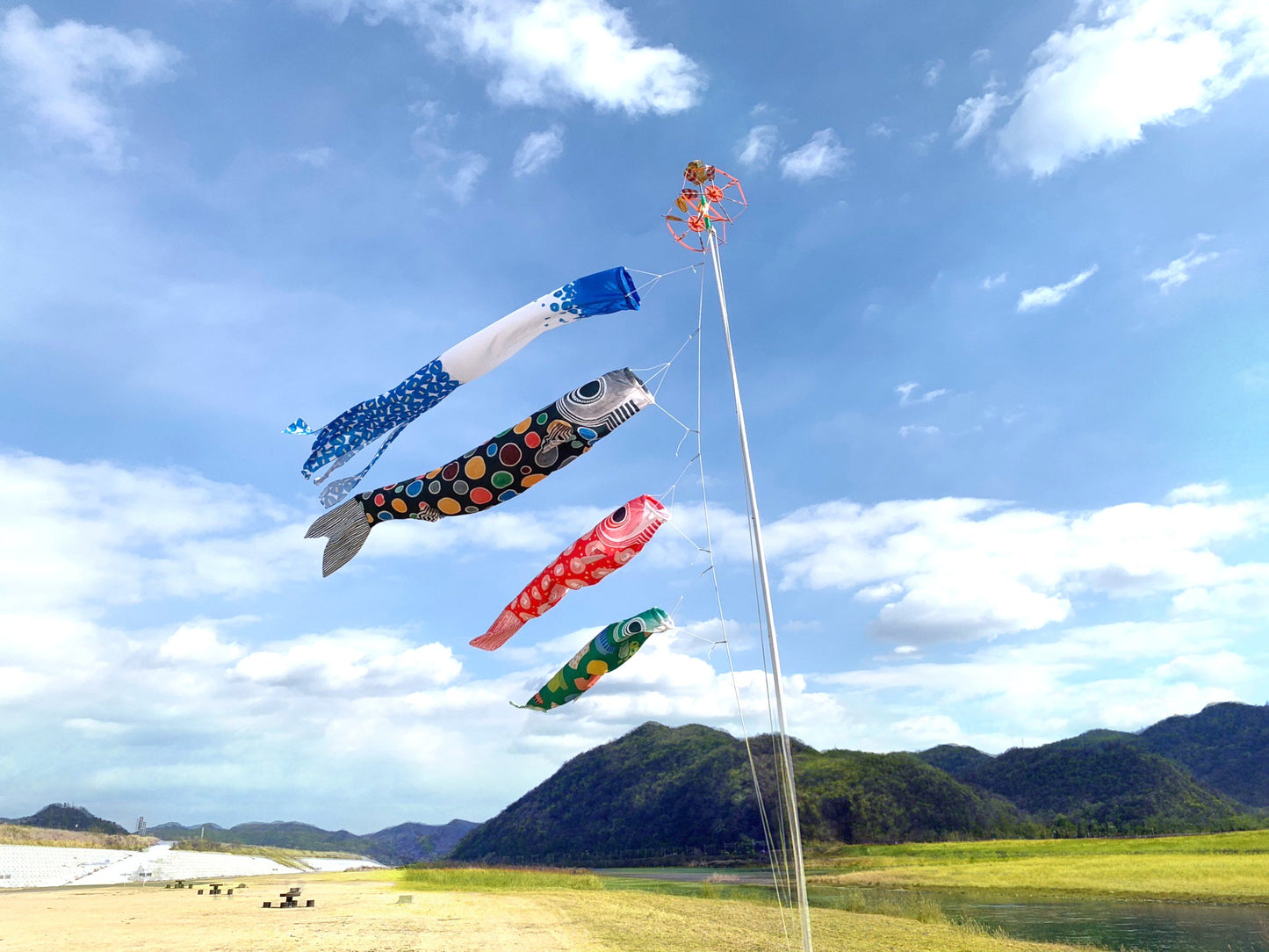 Satsuki no Uta Jun Mitsuhashi's carp streamer carp blowing set