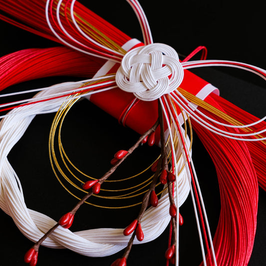 水引飾り 花結び (大)お正月飾り しめ縄