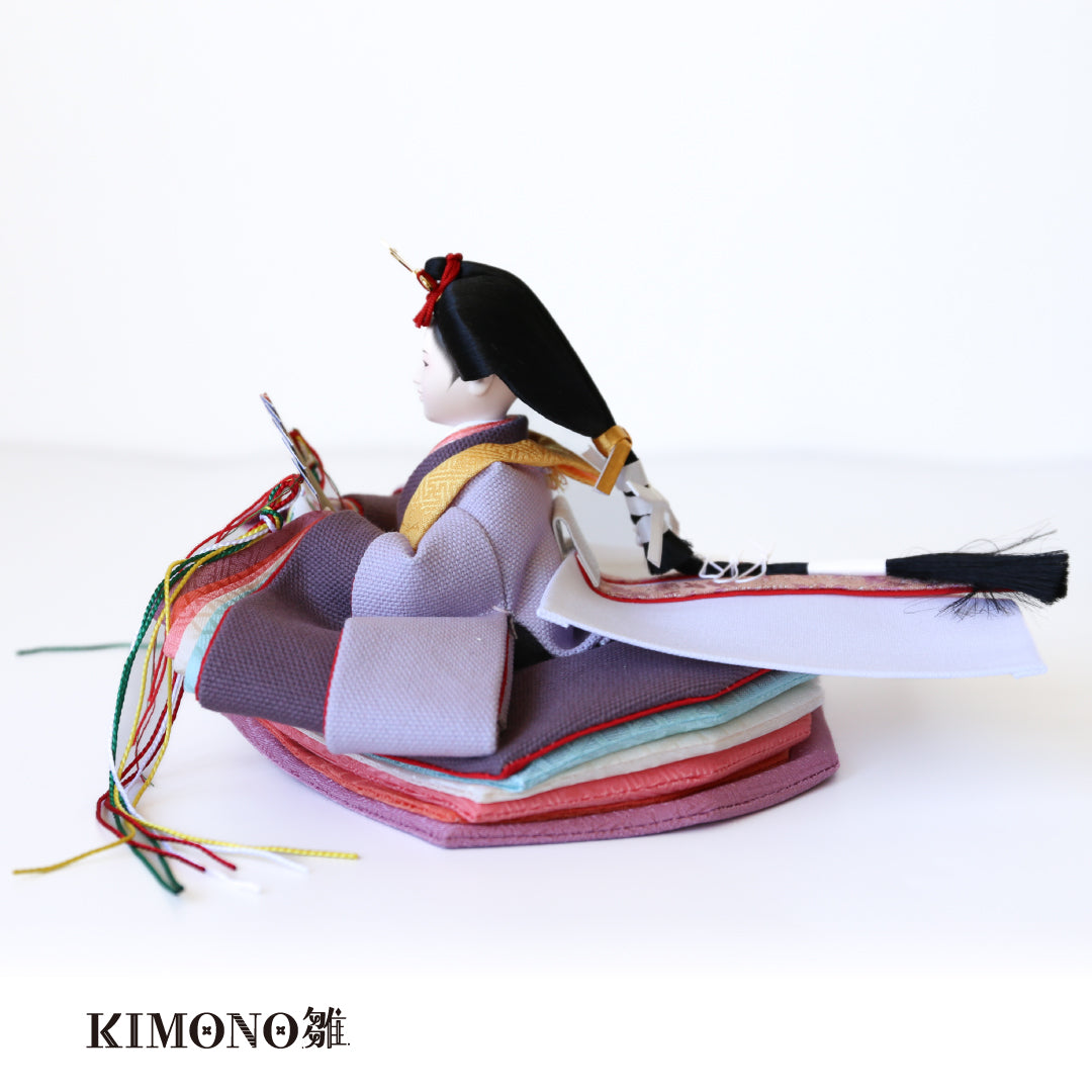 KIMONO Hina Doll 3. Mode Cherry (Mode Cherry) Prince et Princesse Décoration Poupée en toile