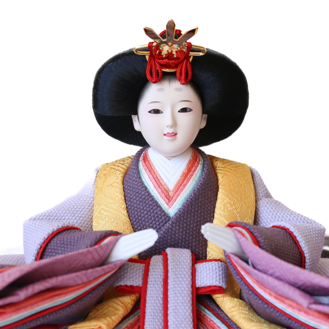 KIMONO Hina Doll 3. Mode Cherry (Mode Cherry) Prince et Princesse Décoration Poupée en toile
