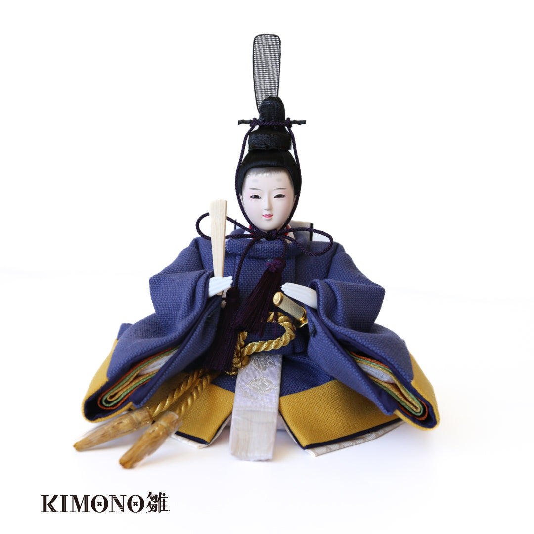KIMONO Hina Doll 3. Mode Cherry (Mode Cherry) Prince et Princesse Décoration Poupée en toile