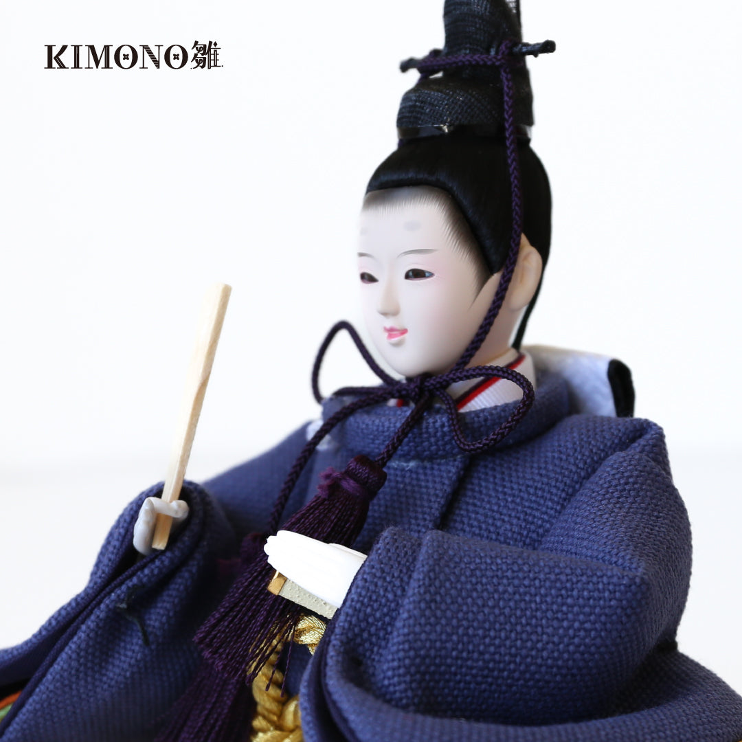 KIMONO Hina Doll 3. Mode Cherry (Mode Cherry) Prince et Princesse Décoration Poupée en toile