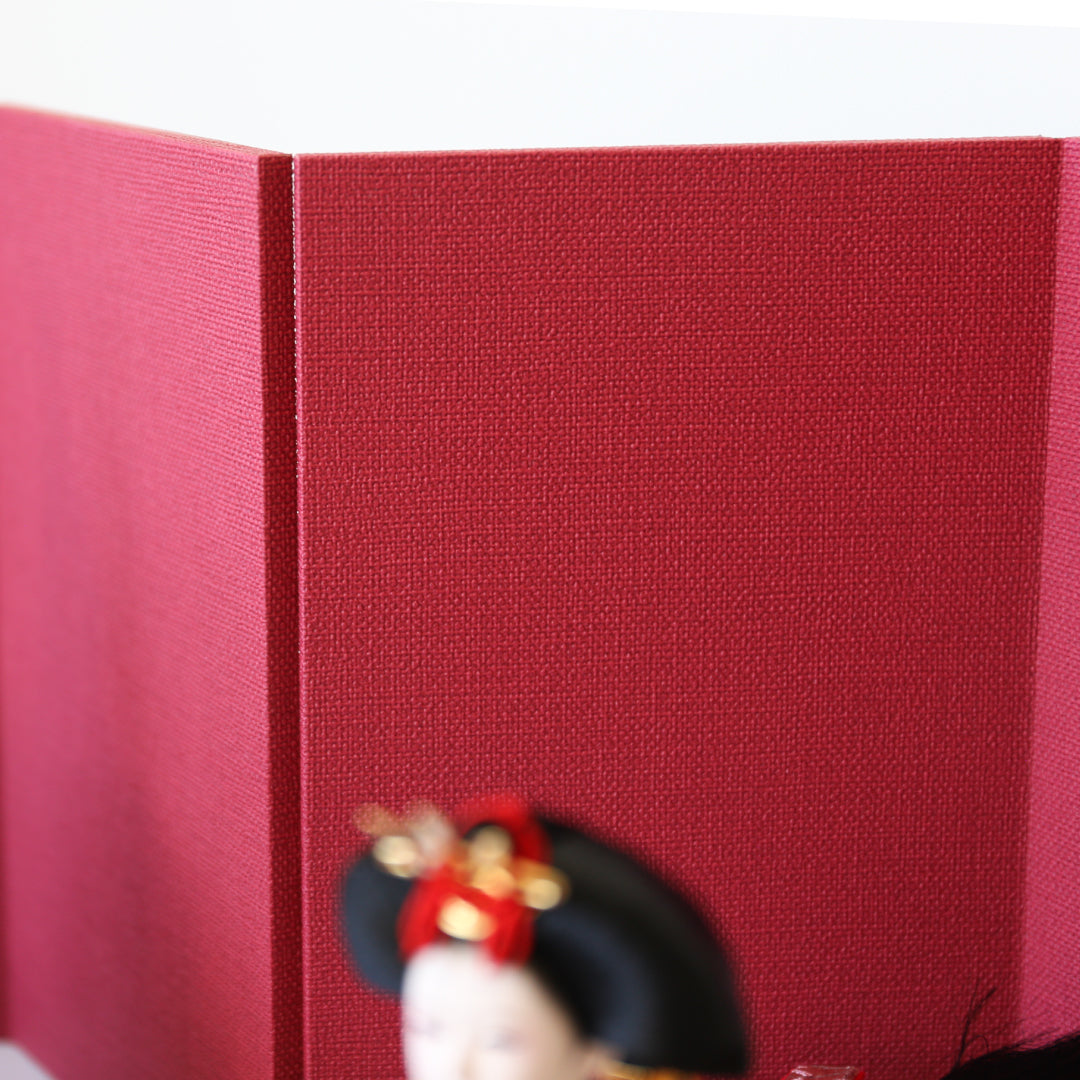 KIMONO Hina Doll 3. Mode Cherry (Mode Cherry) Prince et Princesse Décoration Poupée en toile