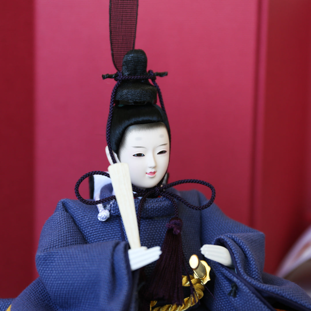 KIMONO Hina Doll 3. Mode Cherry (Mode Cherry) Prince et Princesse Décoration Poupée en toile