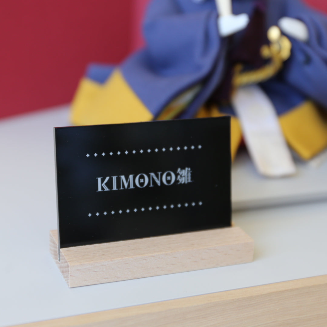 KIMONO Hina Doll 3. Mode Cherry (Mode Cherry) Prince et Princesse Décoration Poupée en toile